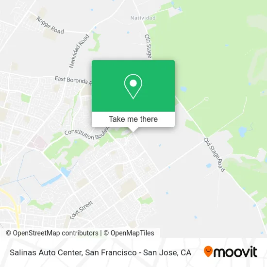 Salinas Auto Center map