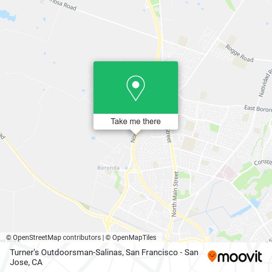 Turner's Outdoorsman-Salinas map