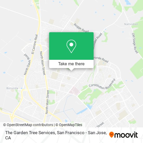Mapa de The Garden Tree Services