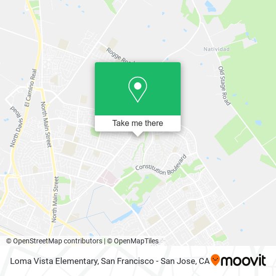 Loma Vista Elementary map