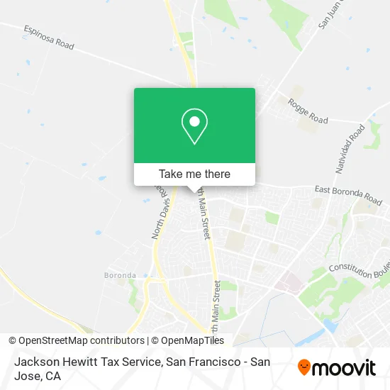 Mapa de Jackson Hewitt Tax Service