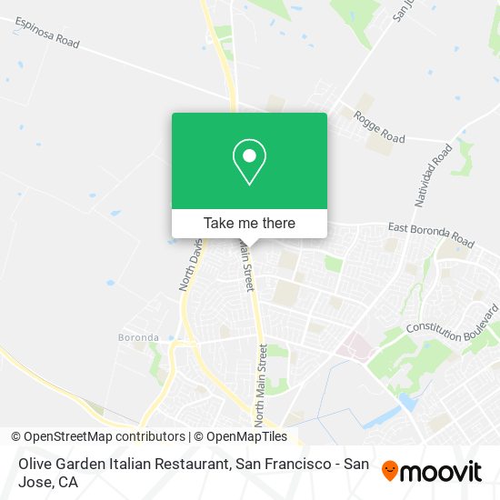 Olive Garden Italian Restaurant map