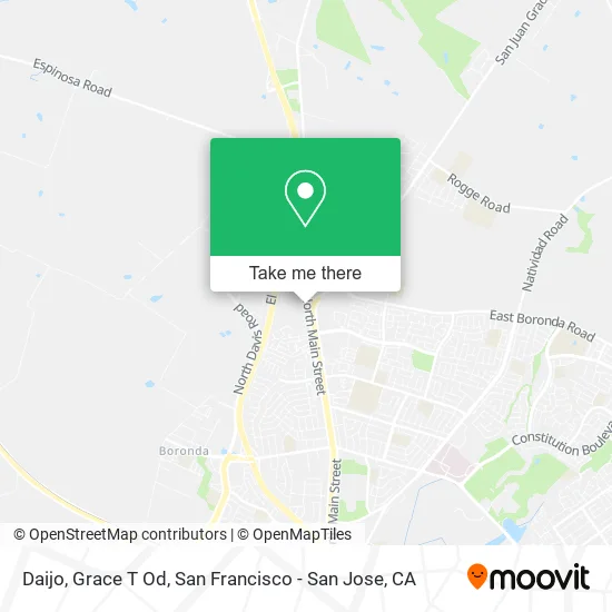 Daijo, Grace T Od map