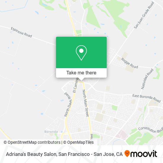 Adriana's Beauty Salon map