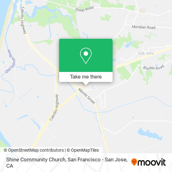Shine Community Church map