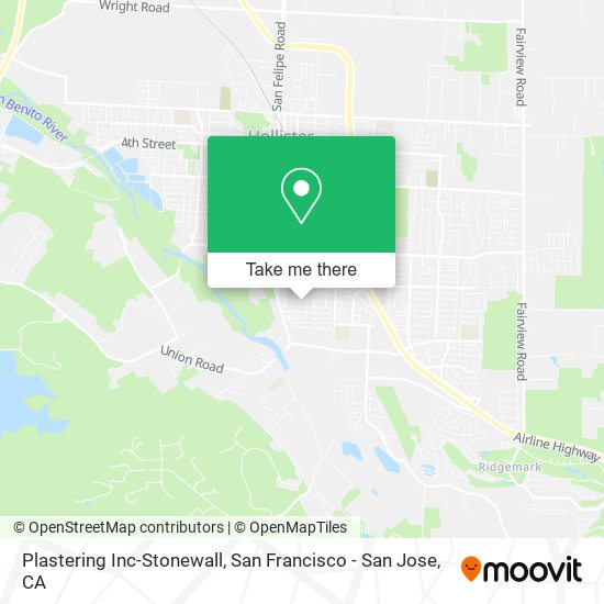 Plastering Inc-Stonewall map