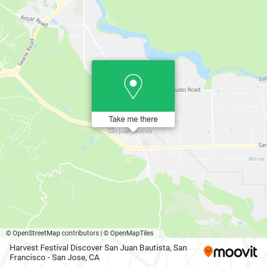 Harvest Festival Discover San Juan Bautista map
