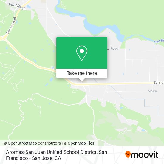 Aromas-San Juan Unified School District map