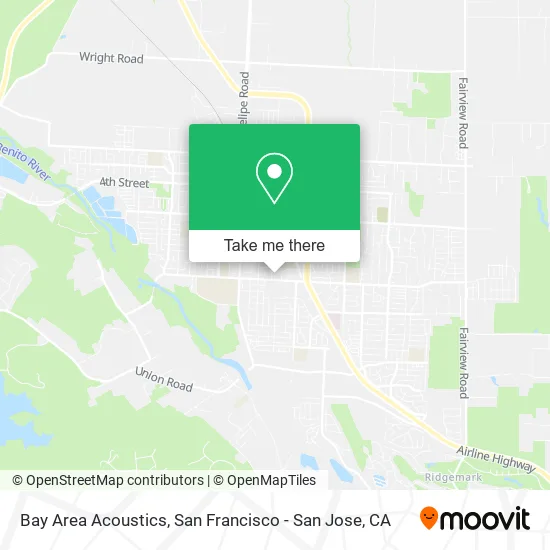 Bay Area Acoustics map