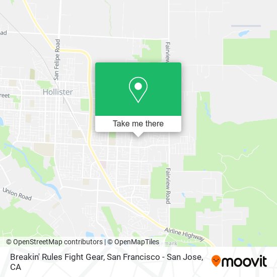 Breakin' Rules Fight Gear map