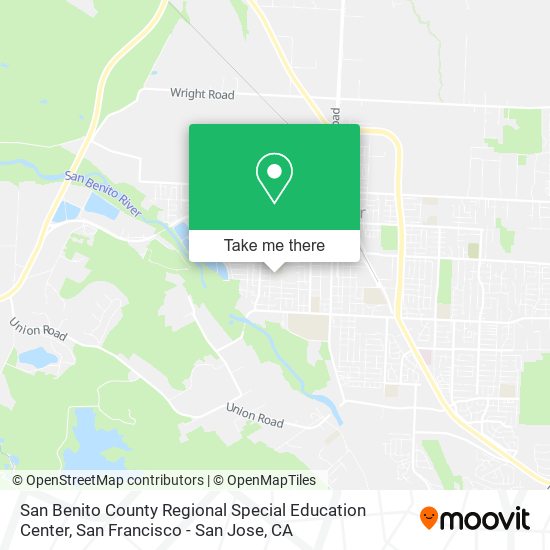 San Benito County Regional Special Education Center map