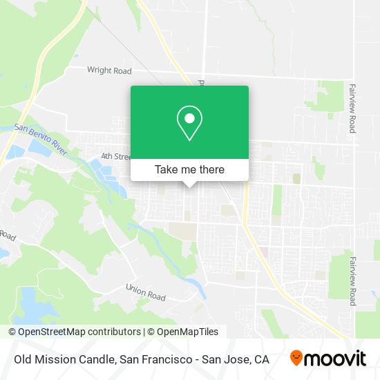 Old Mission Candle map