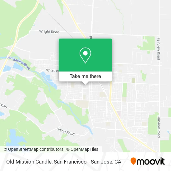 Old Mission Candle map