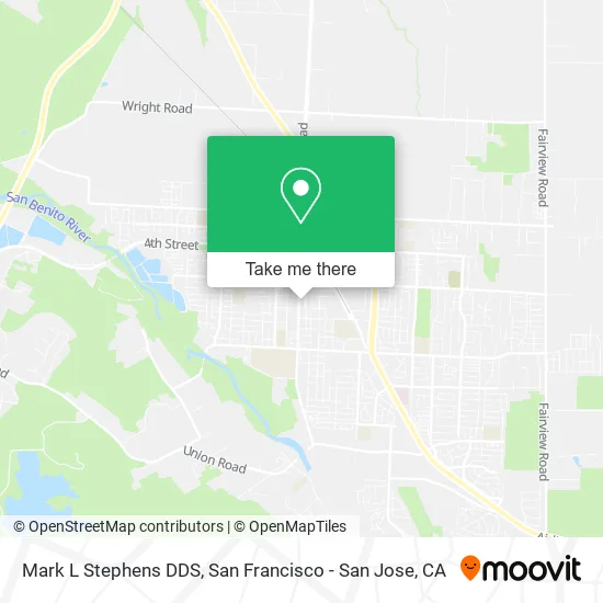 Mark L Stephens DDS map