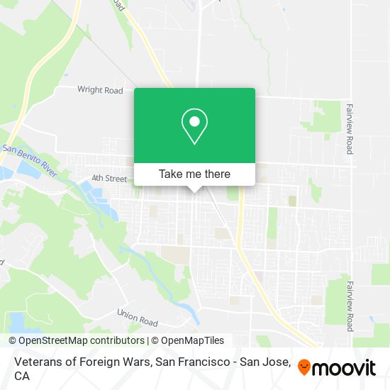 Veterans of Foreign Wars map