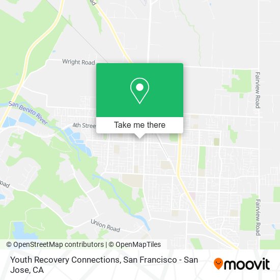 Mapa de Youth Recovery Connections
