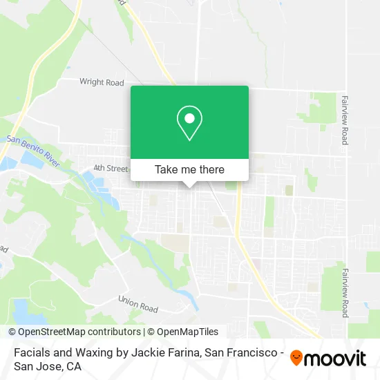 Mapa de Facials and Waxing by Jackie Farina