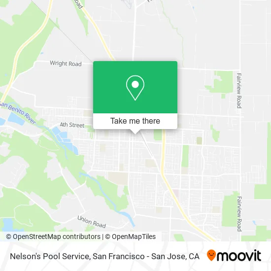 Nelson's Pool Service map