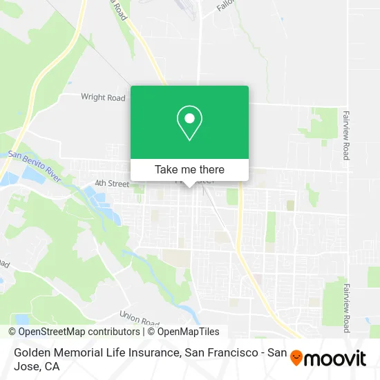 Golden Memorial Life Insurance map