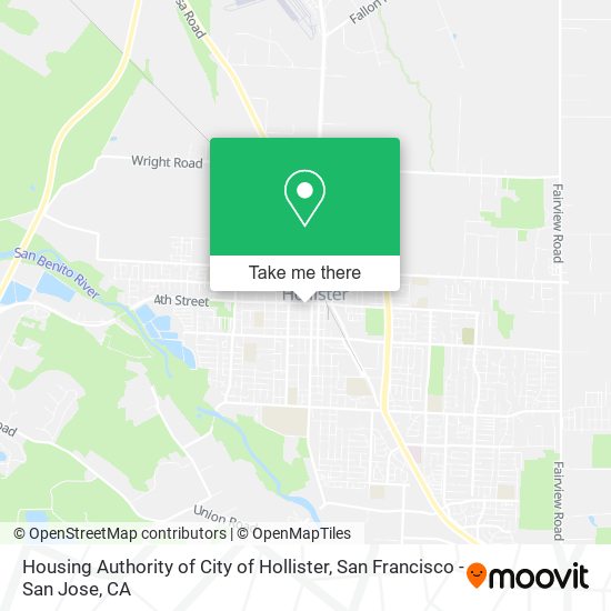 Housing Authority of City of Hollister map