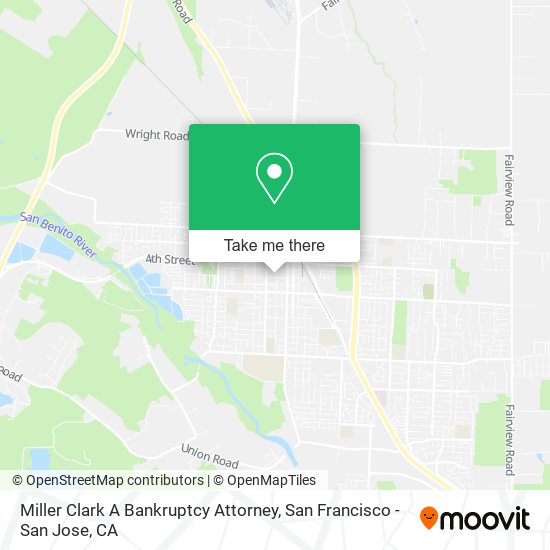 Miller Clark A Bankruptcy Attorney map