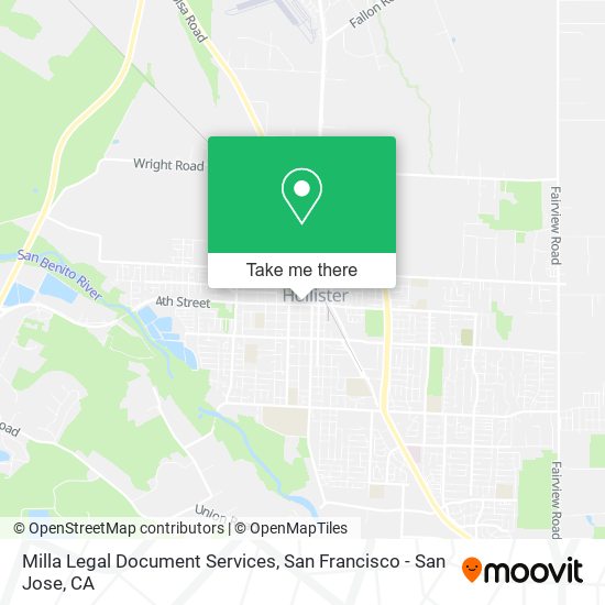 Milla Legal Document Services map