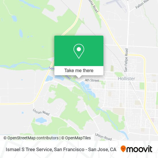Mapa de Ismael S Tree Service