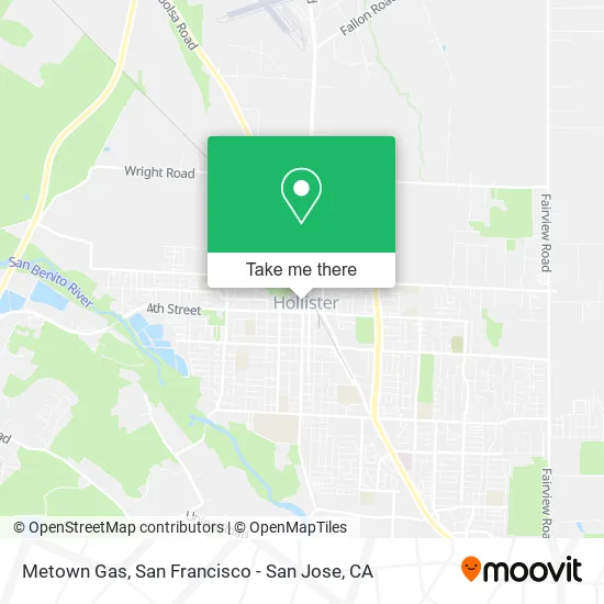 Mapa de Metown Gas