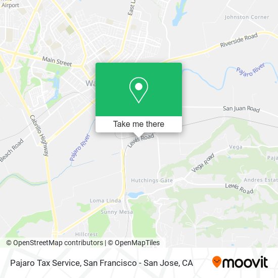 Pajaro Tax Service map