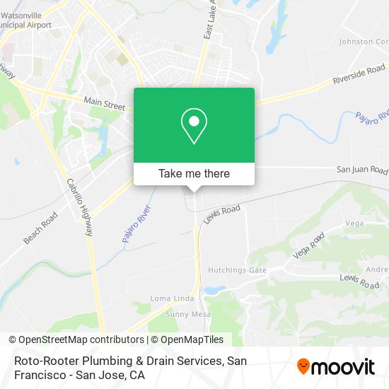 Mapa de Roto-Rooter Plumbing & Drain Services