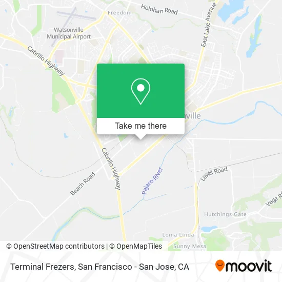 Terminal Frezers map