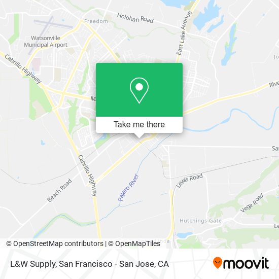 Mapa de L&W Supply