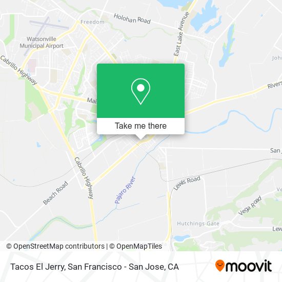 Mapa de Tacos El Jerry