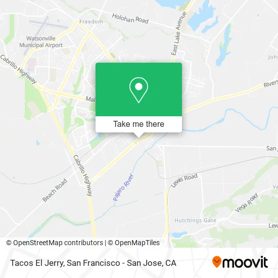 Tacos El Jerry map
