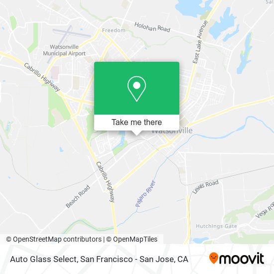 Auto Glass Select map