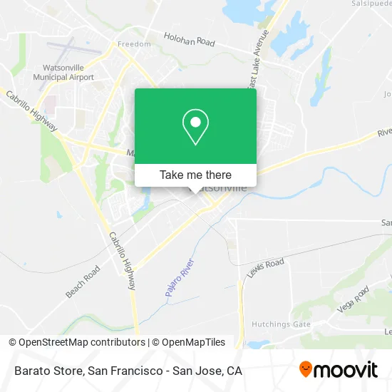 Barato Store map