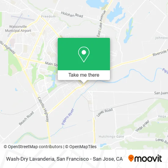 Mapa de Wash-Dry Lavanderia
