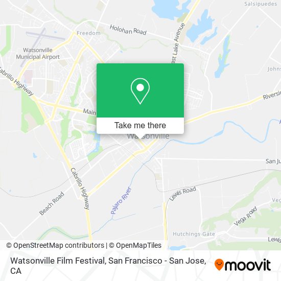 Watsonville Film Festival map