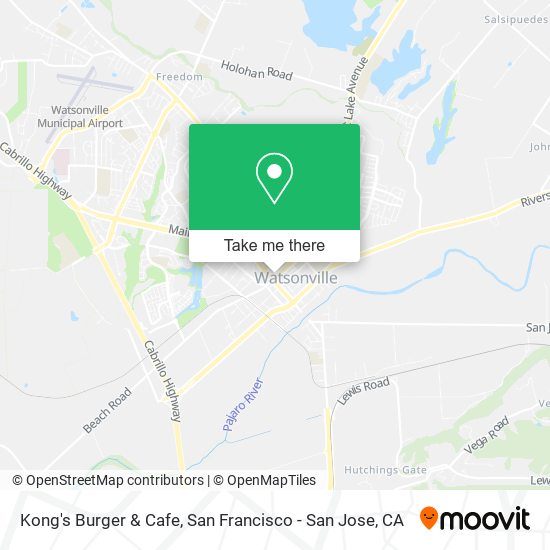 Kong's Burger & Cafe map