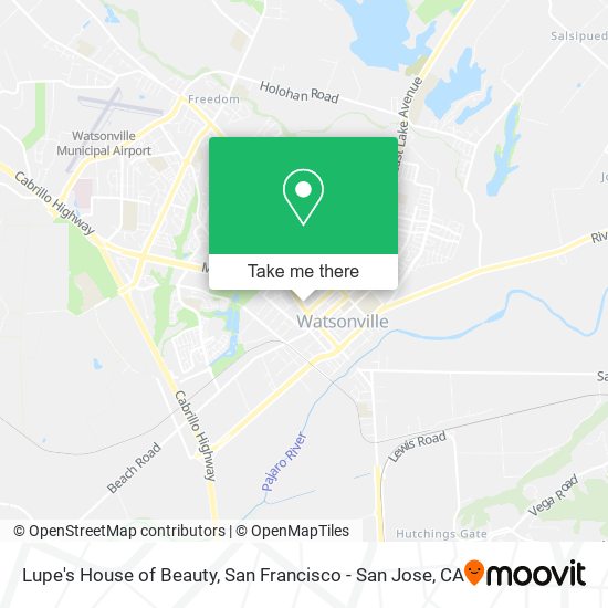 Lupe's House of Beauty map