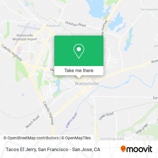 Mapa de Tacos El Jerry