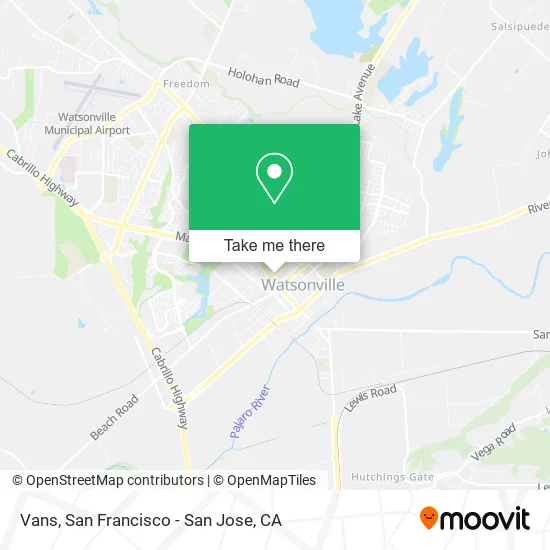 Mapa de Vans