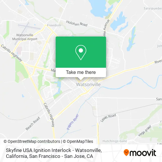 Skyfine USA Ignition Interlock - Watsonville, California map