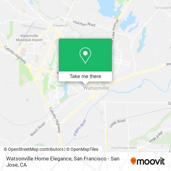 Watsonville Home Elegance map