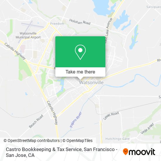 Castro Bookkeeping & Tax Service map