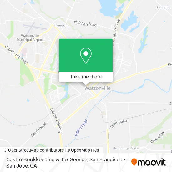 Castro Bookkeeping & Tax Service map