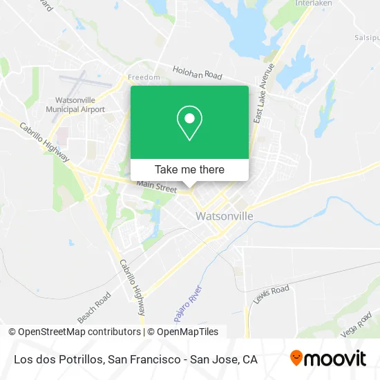 Los dos Potrillos map