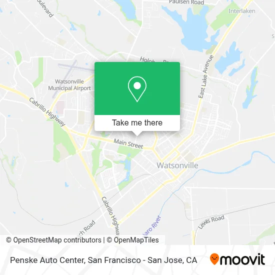 Penske Auto Center map