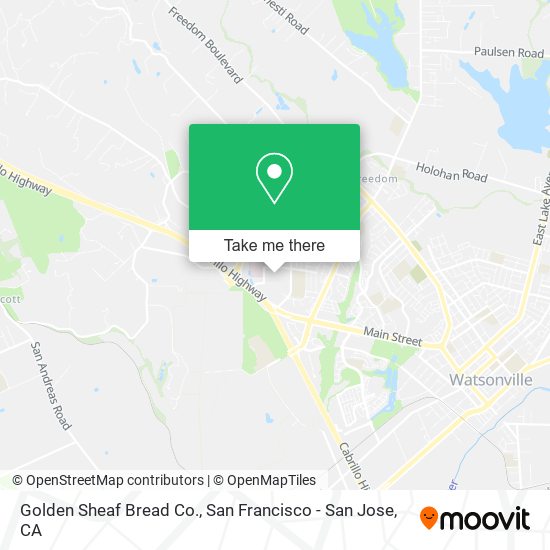 Golden Sheaf Bread Co. map