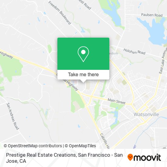 Prestige Real Estate Creations map